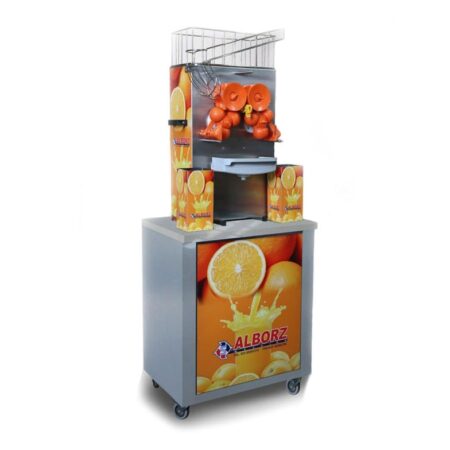دستگاه آب پرتقال گیری اتومات (البرز) میز استیل