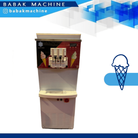 دستگاه بستنی قیفی لبه رنگی تک فاز راین هلیلیت مدل rayen1400