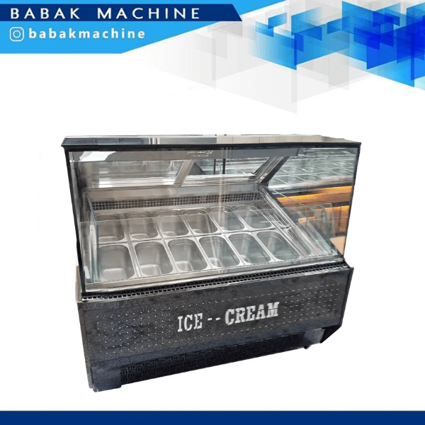 تاپینگ بستنی ایران صنعت 12 لگن