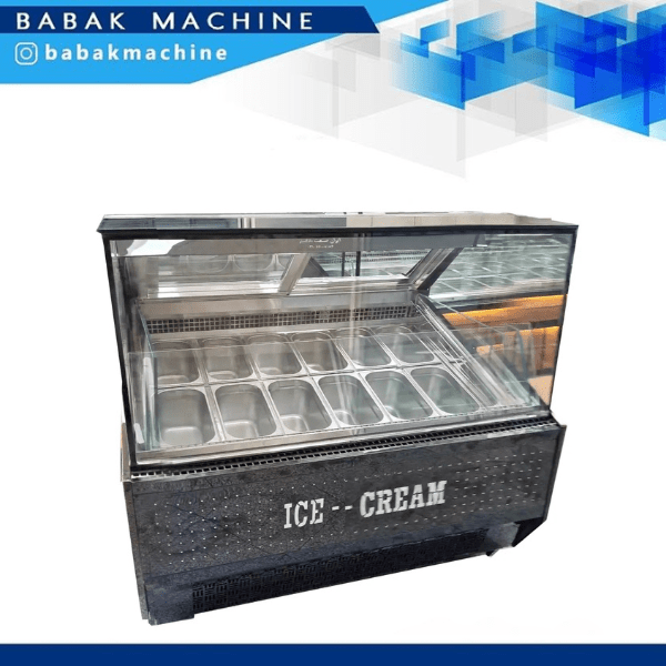 تاپینگ بستنی ایران صنعت 16 لگن