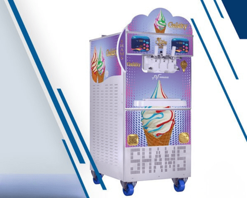 ویژگی های دستگاه بستنی ساز قیفی شمس ژله ای سه فاز مدل گلکسی